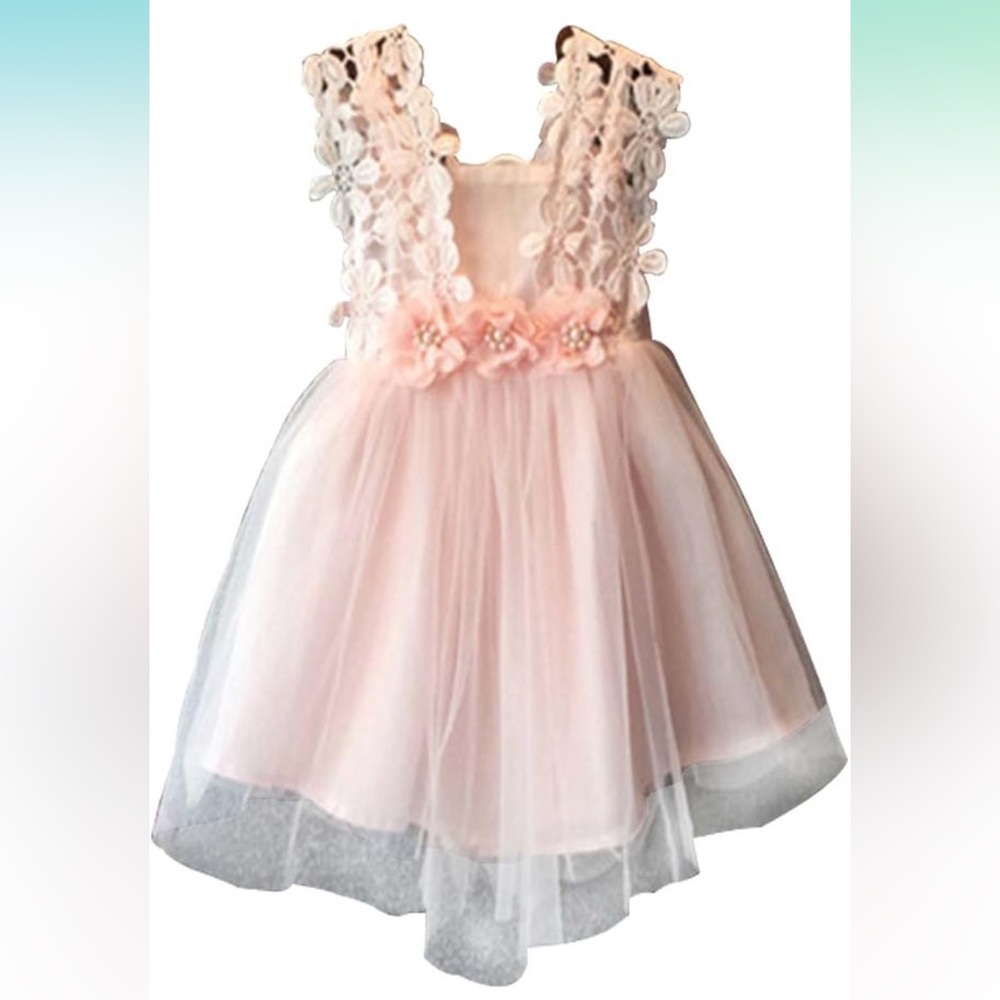 Like new never worn girls sleeveless dress